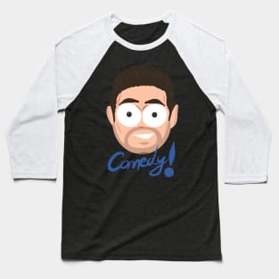 If Mark Normand Was a South Park Character (White) Baseball T-Shirt